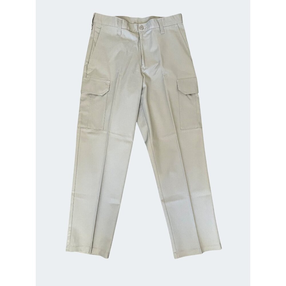 Cintas ComfortFlex Mens Work Beige Cargo Pants Size 30X30 - Picture 2 of 12